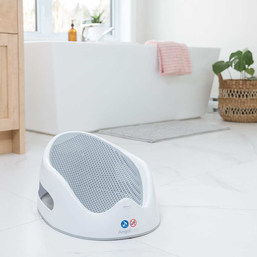 Transat de bain ergonomique – Gris - Gris (Angelcare) - Image 3