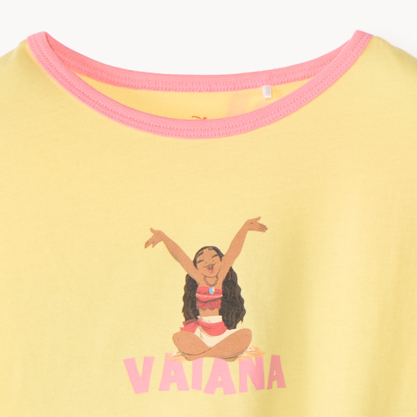 T-shirt manches courtes print Vaiana Disney pour fille 