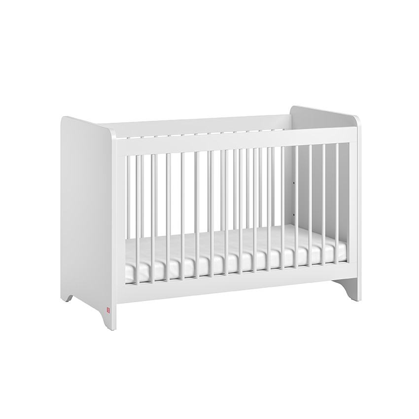 Lit bébé 60 x 120 cm Ova blanc 