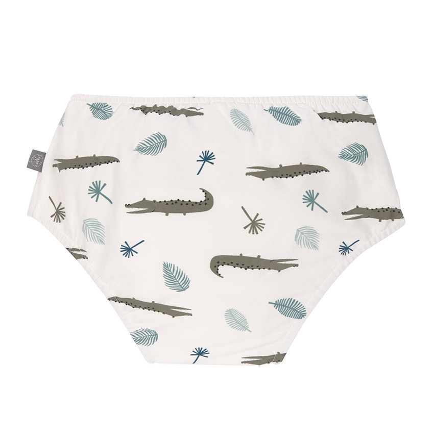 Couche de bain Garçon 36 mois – Crocodile Blanc 