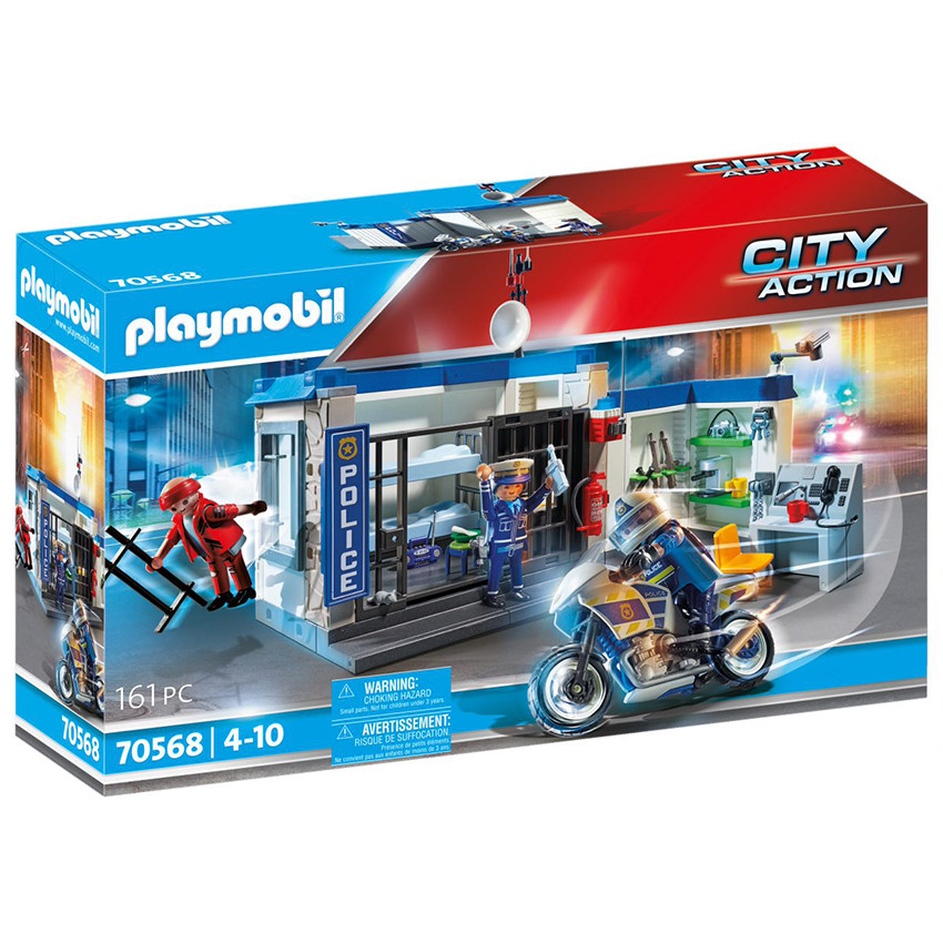 Poste de Police et Cambrioleur 