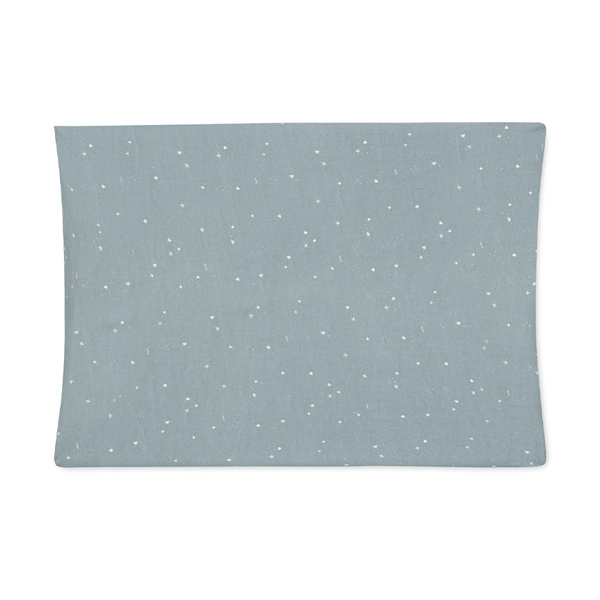 Housse de matelas à langer 50 x 70 cm Twinkling sea green 