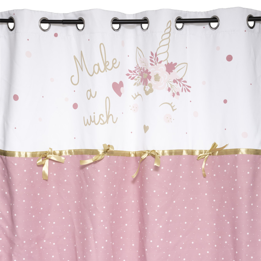 Rideaux licorne - 140 x 260 cm 