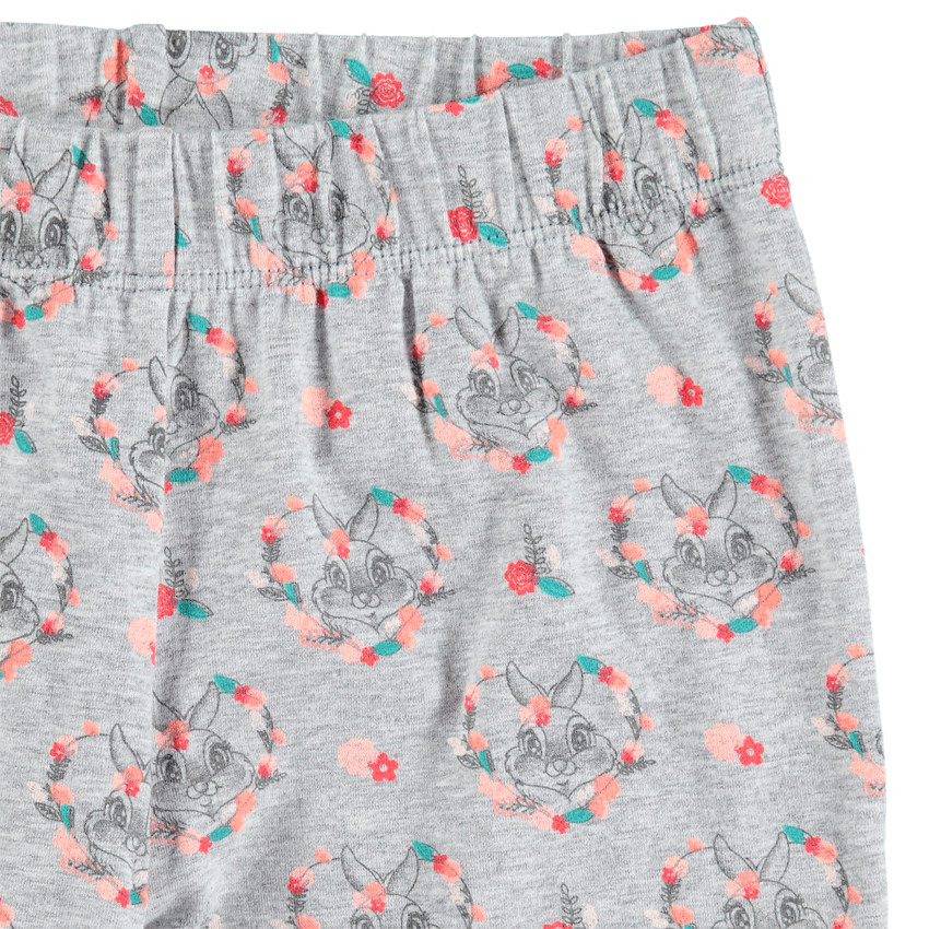 Pyjama en jersey avec lapine Bambi Disney printée 