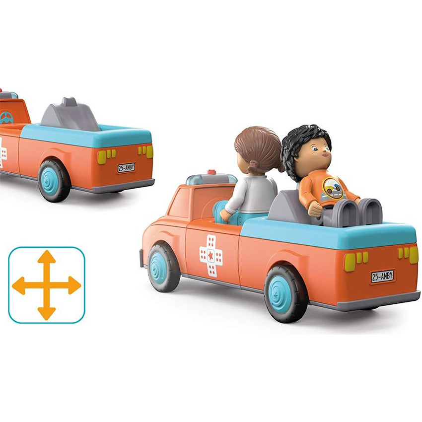 Véhicule 3 parties à assembler ambulance Anna Amby 