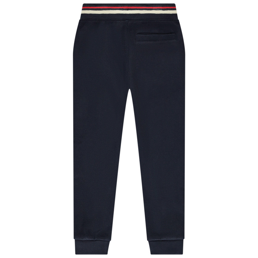 Jogging en piqué uni avec taille contrastée pour garçon 