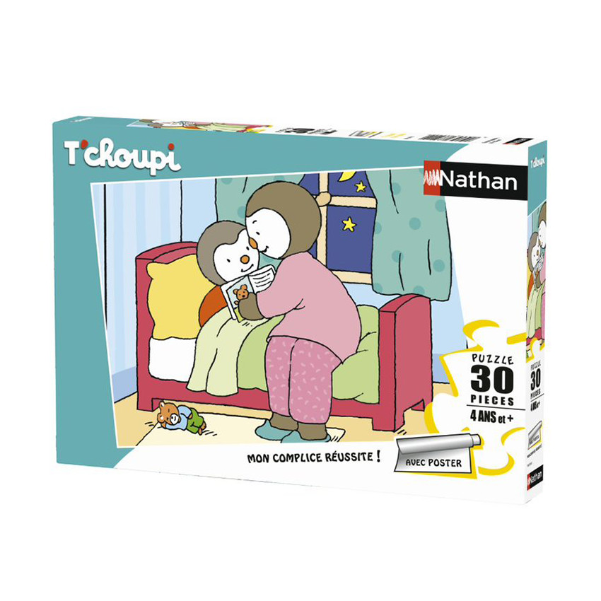 Puzzle 30 Pièces T'Choupi Fait Dodo Nathan 