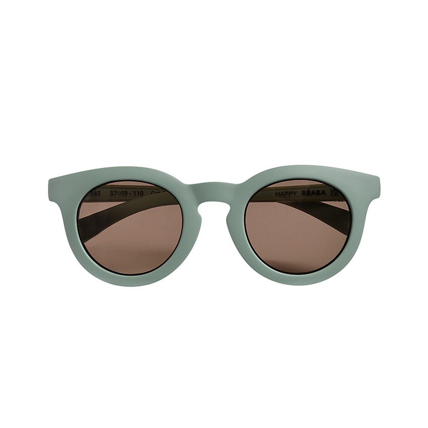 Lunettes de soleil avec cordon 2-4 ans Happy vert sauge 