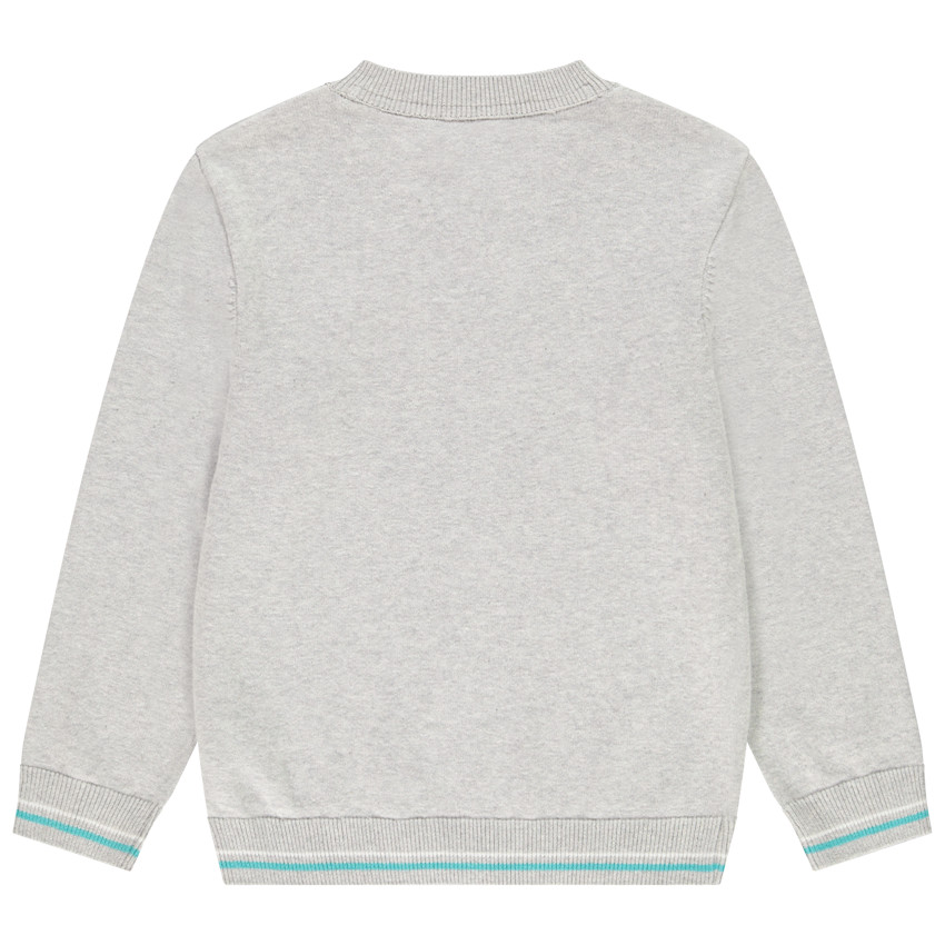 Pull en tricot col V pour garçon 