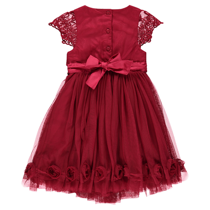 Robe de fête en dentelle et tulle  