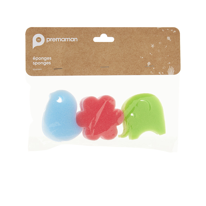 Set de 3 éponges naturelles 