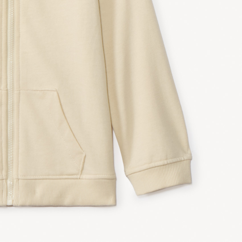 Gilet molleton à capuche ourson pour bébé garçon 