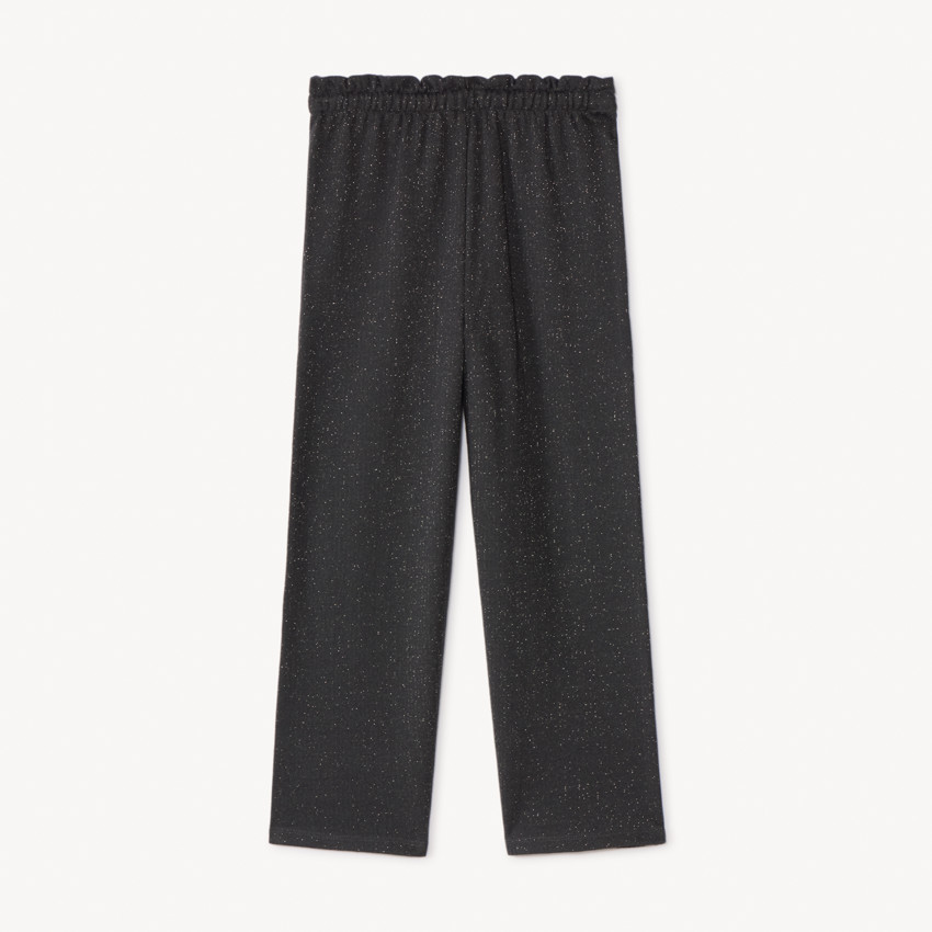 Jogging droit en molleton scintillant fille 