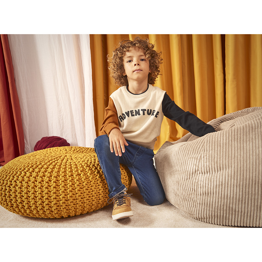 Jean style denim élastiqué pour garçon 