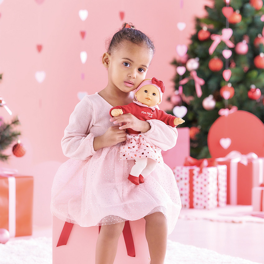 Poupon Bébé Calin Margaux Pétales de Cœurs 