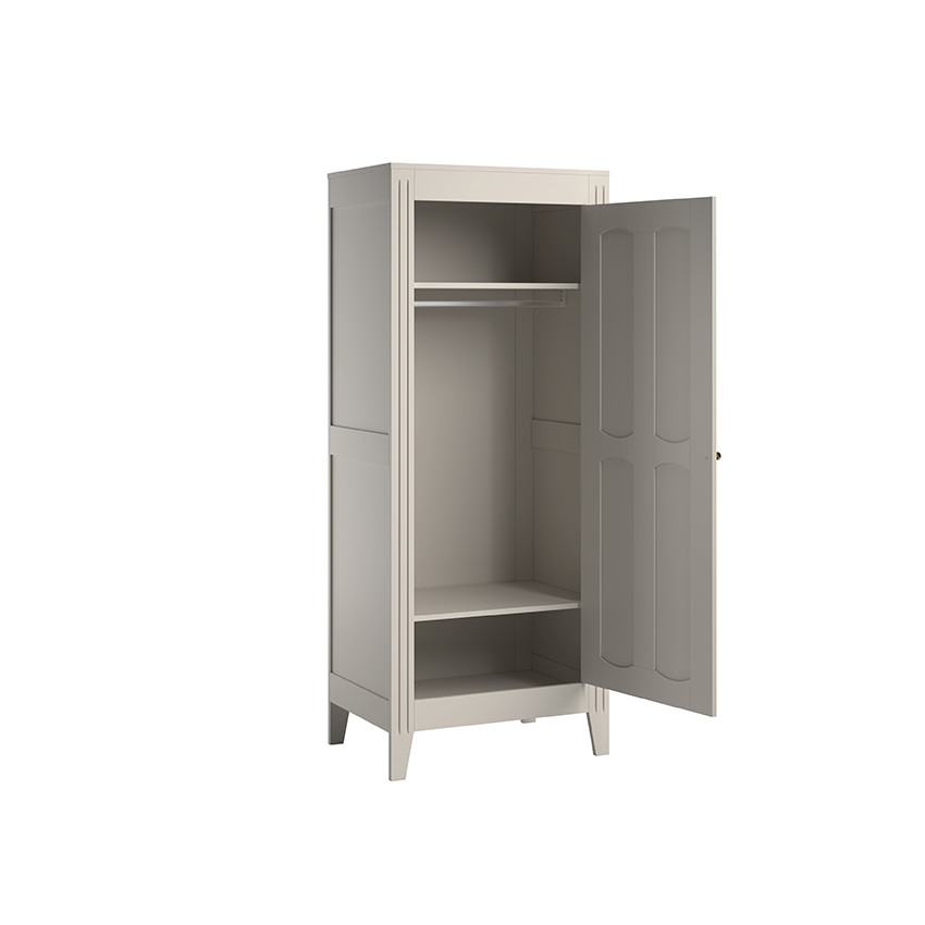Armoire 1 porte Milenne sable-beige  