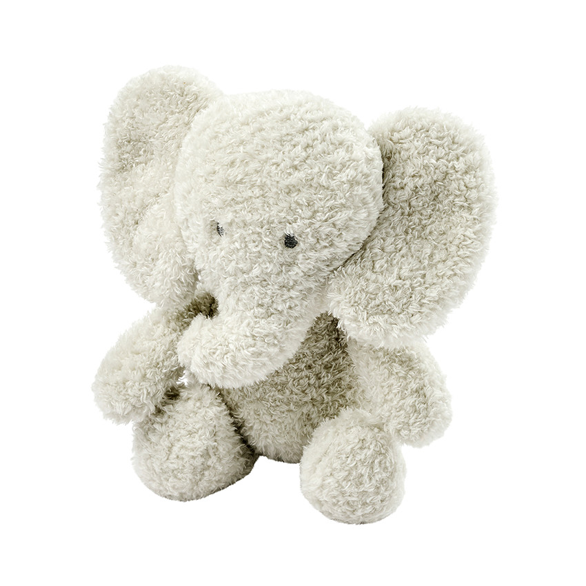 Peluche bébé éléphant - 24 cm - Fanfan - Teddy gris 