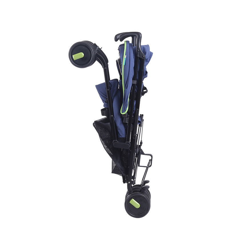 Poussette canne Alu Feather - Bleu nuit/Vert 