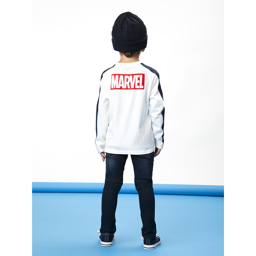 T-shirt manches longues en jersey print Spiderman Marvel 