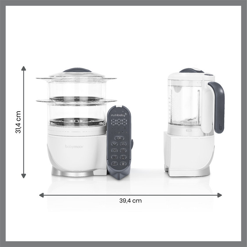 Robot Bundle NutriBaby(+) + 3 Babybols 250 ml - Blanc - Blanc (Babymoov) - Image 5