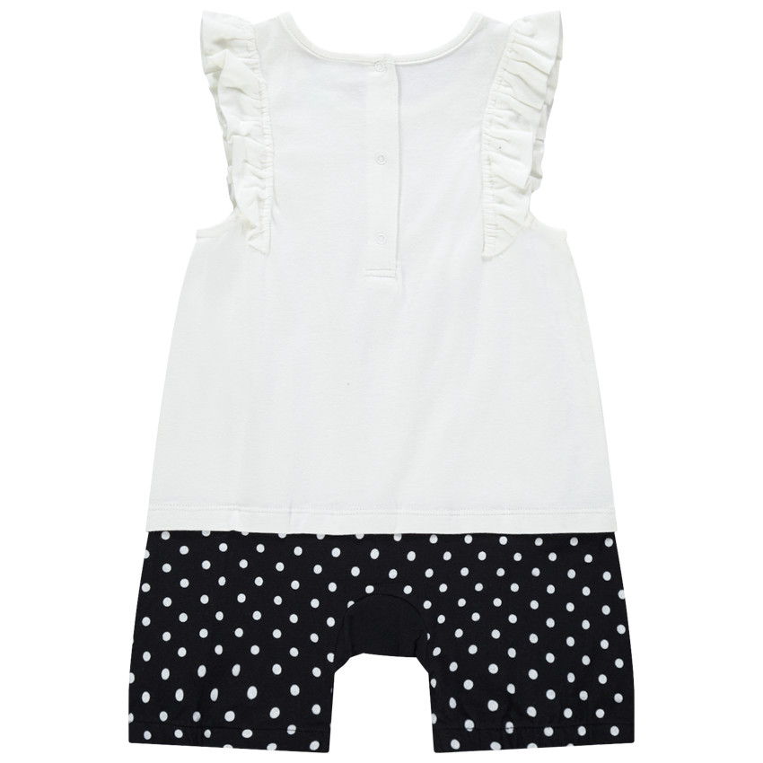 Combinaison courte effet 2 en 1 print Minnie Disney 