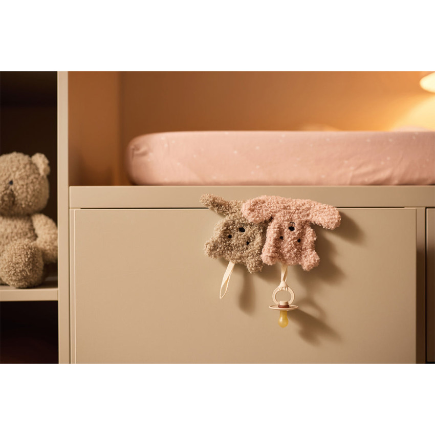 Attache sucette Teddy Bear Wild Rose 