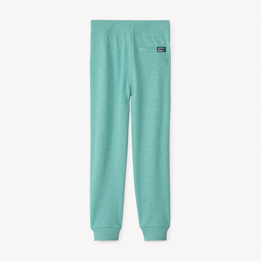 Jogging en molleton slub uni pour garçon 