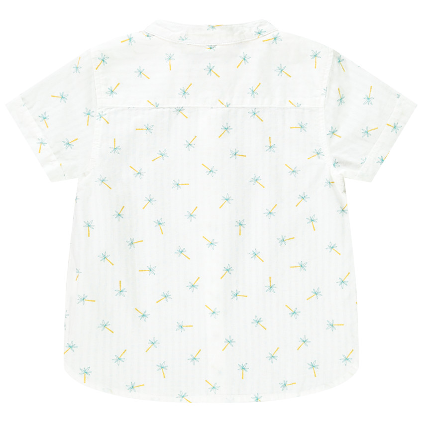 Chemise col mao imprimé palmiers pour bébé garçon 