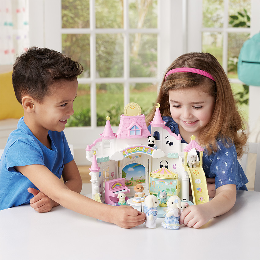 La crèche ensoleillée + bébé Lapin Bélier 