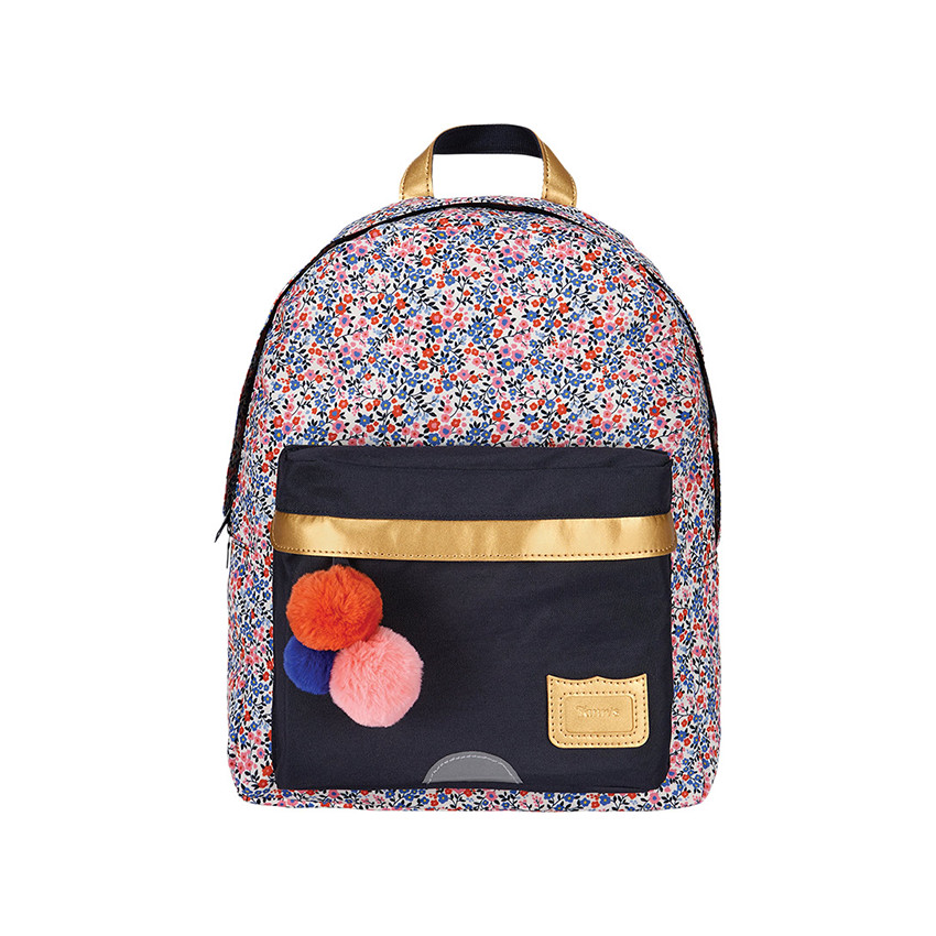 Sac à dos Antonia imprimé fleuri à compartiment unique  