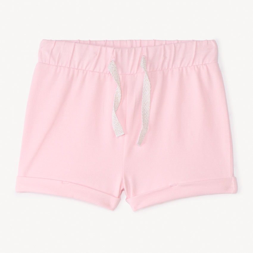 Short en jersey coloris uni pour bébé fille