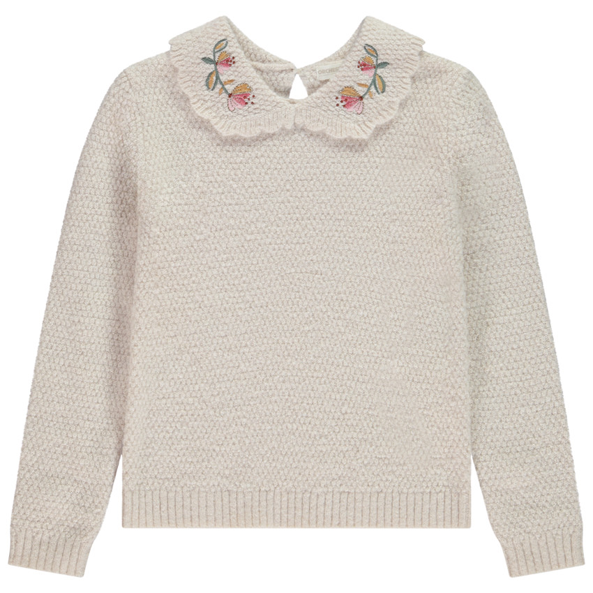 Embroidered chenille cardigan zara discount