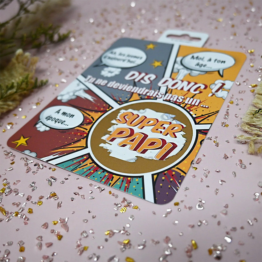 Carte à gratter "Tu vas être papi !" 