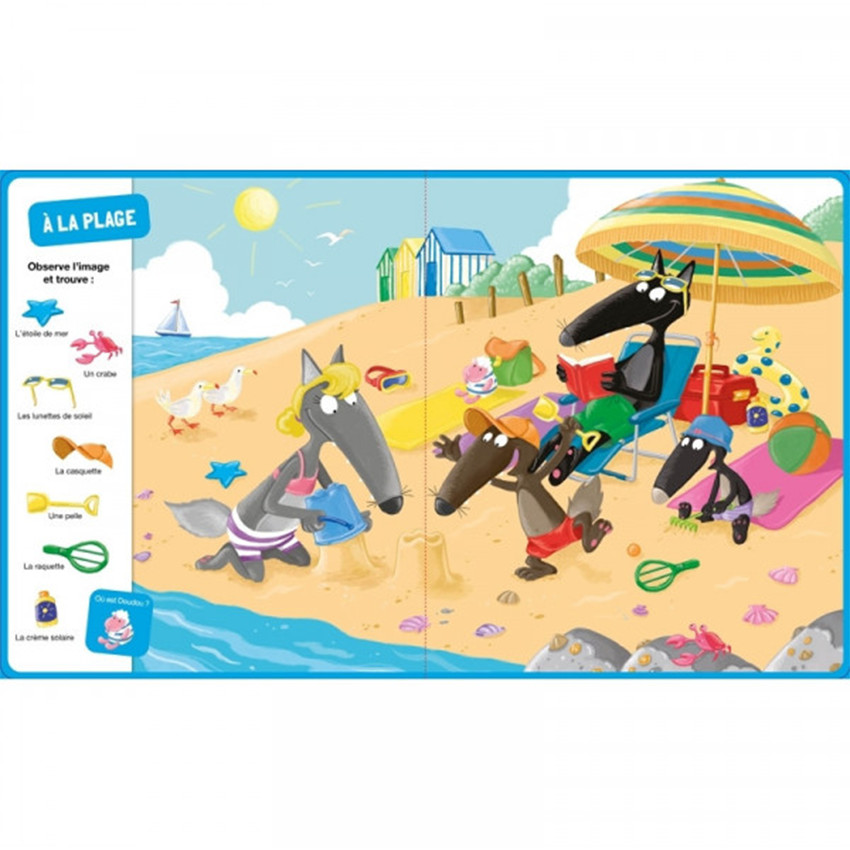 Cherche et trouve - Vive les vacances avec P'tit Loup  