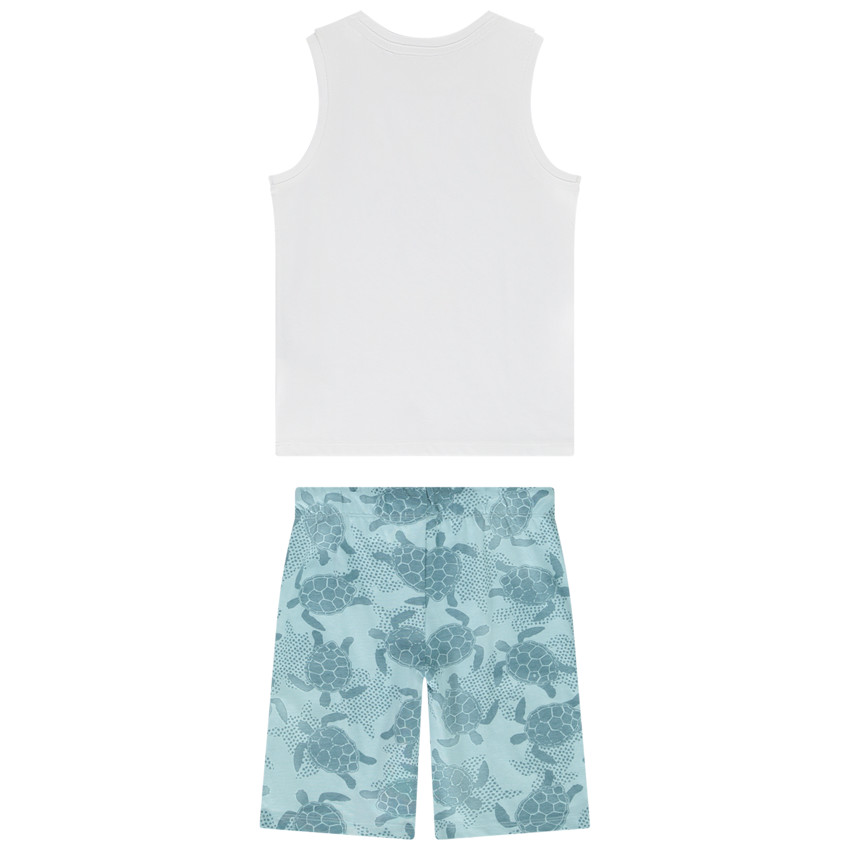 Ensemble 2 pièces en jersey print tortue pour garçon 