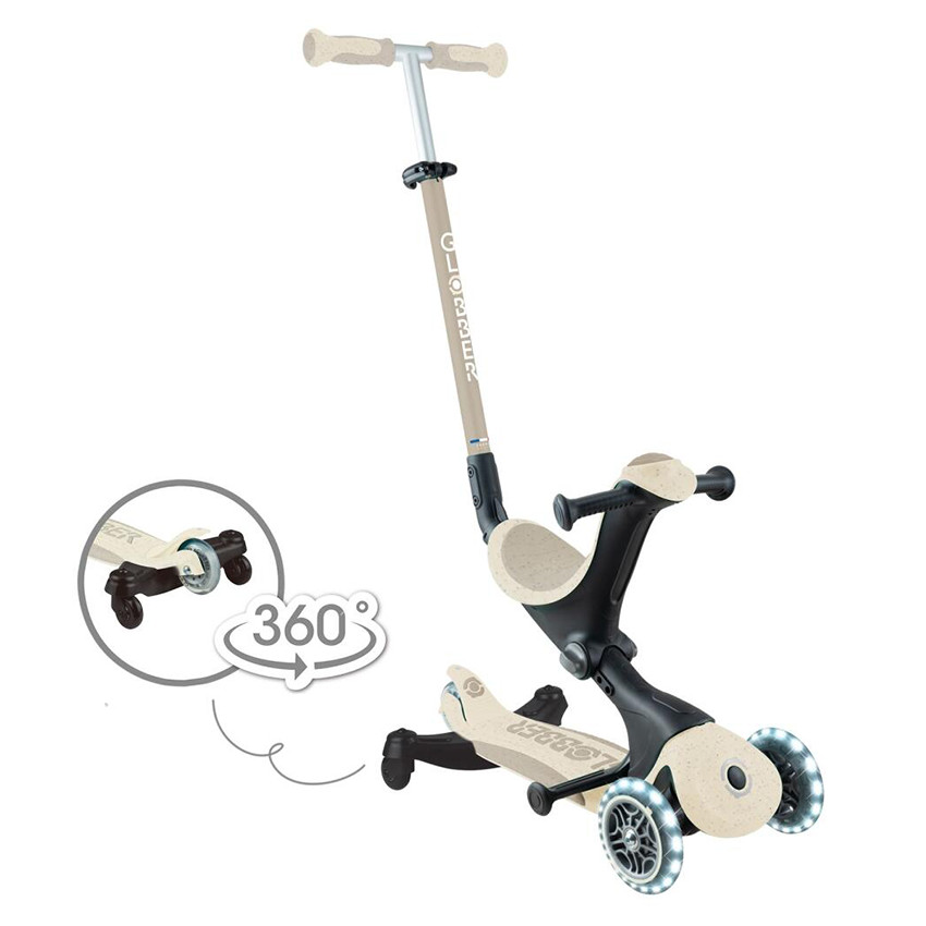 Trottinette évolutive Go Up Deluxe Lights 360 Eco Coconut 