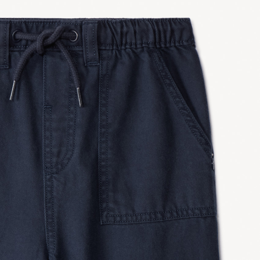Pantalon en Tencel uni avec poches pour bébé garçon  