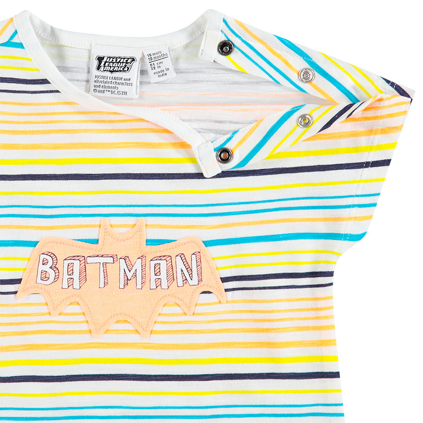 Lot de 2 combinaisons courtes avec motifs thème Batman JUSTICE LEAGUE 