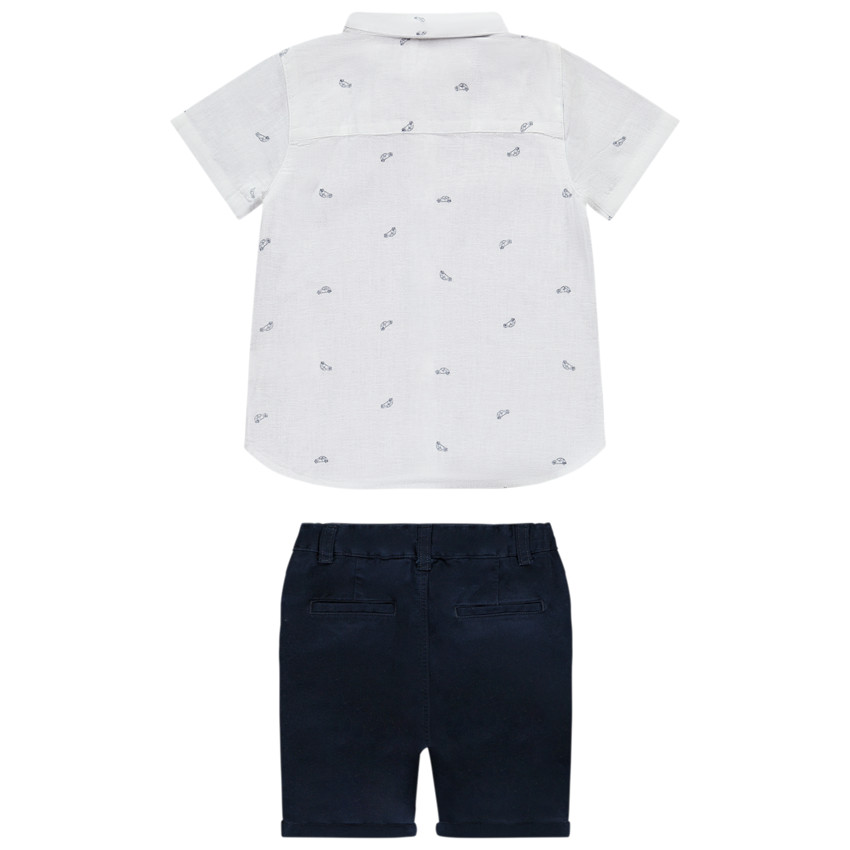 Ensemble 3 pièces avec nœud papillon pour bébé garçon 