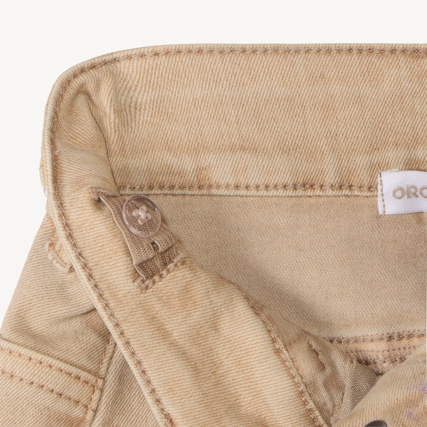 Jean droit teint à poches cargo pour garçon 