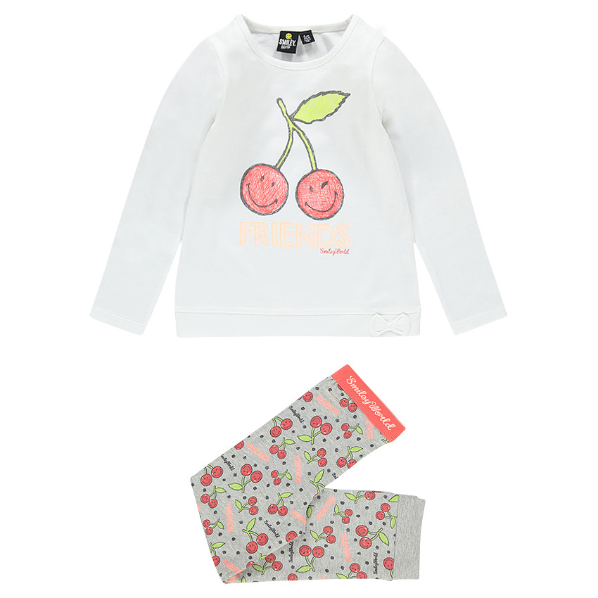 Ensemble de pyjama print cerises Smiley 