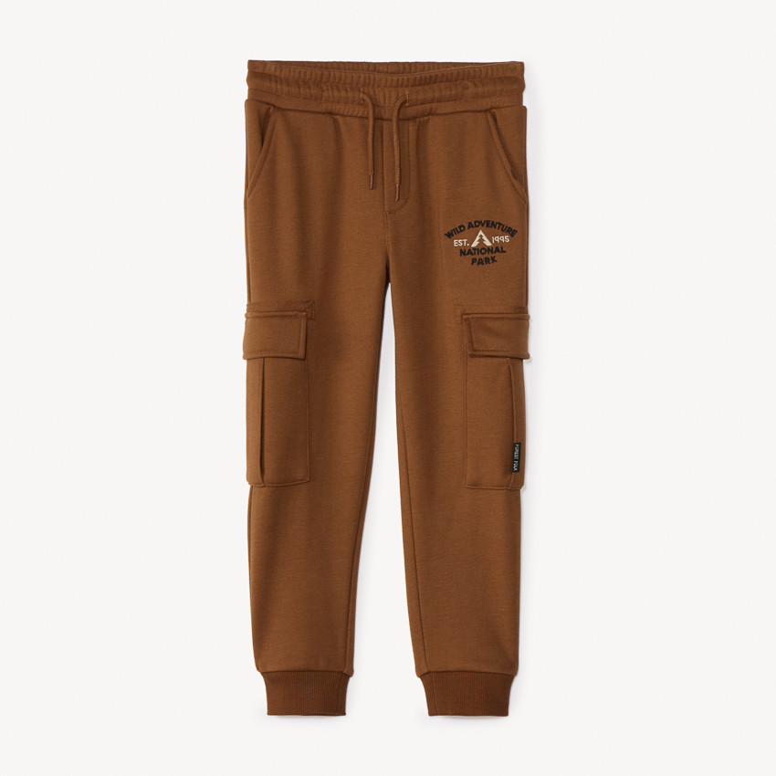 Jogging molleton doublé velours pour garçon 