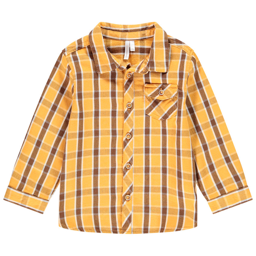 Chemise manches longues à carreaux pour bébé garçon 
