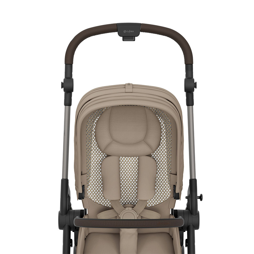 Poussette compacte légère Melio 4 taupe/almond beige 