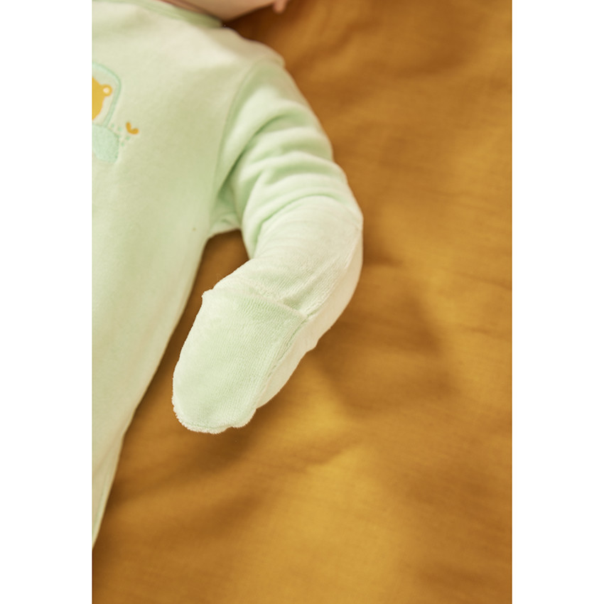 Set naissance 3 pièces motifs voitures/oursons pour bébé 