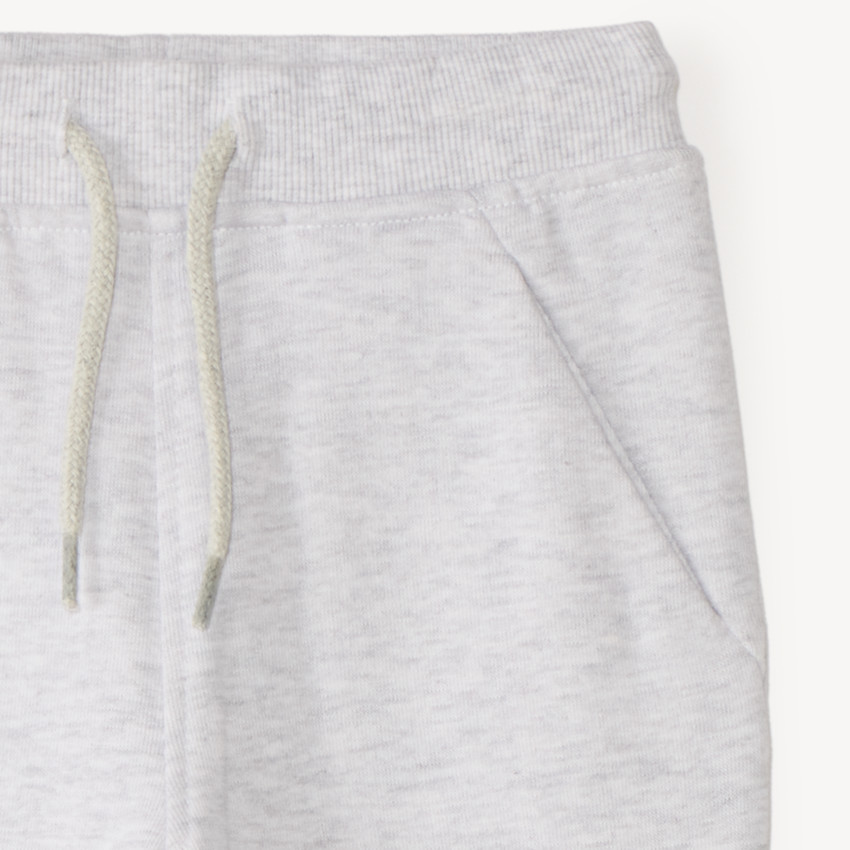 Pantalon jogging en molleton uni pour bébé garçon 