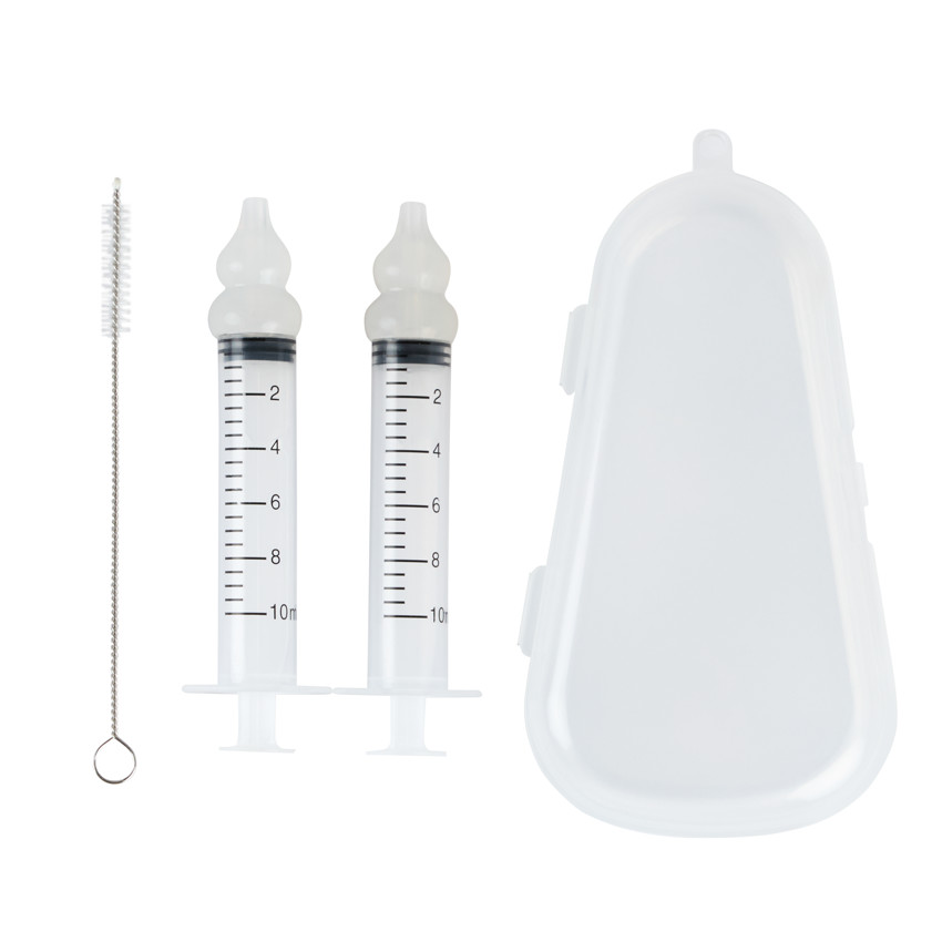 Set mouche bébé 2 seringues + goupillon + boîte de rangement