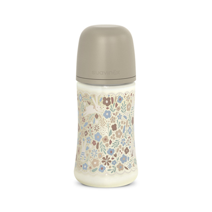 Biberon avec tétine physiologique SX PRO M 270ml Wonderland Liberty Beige