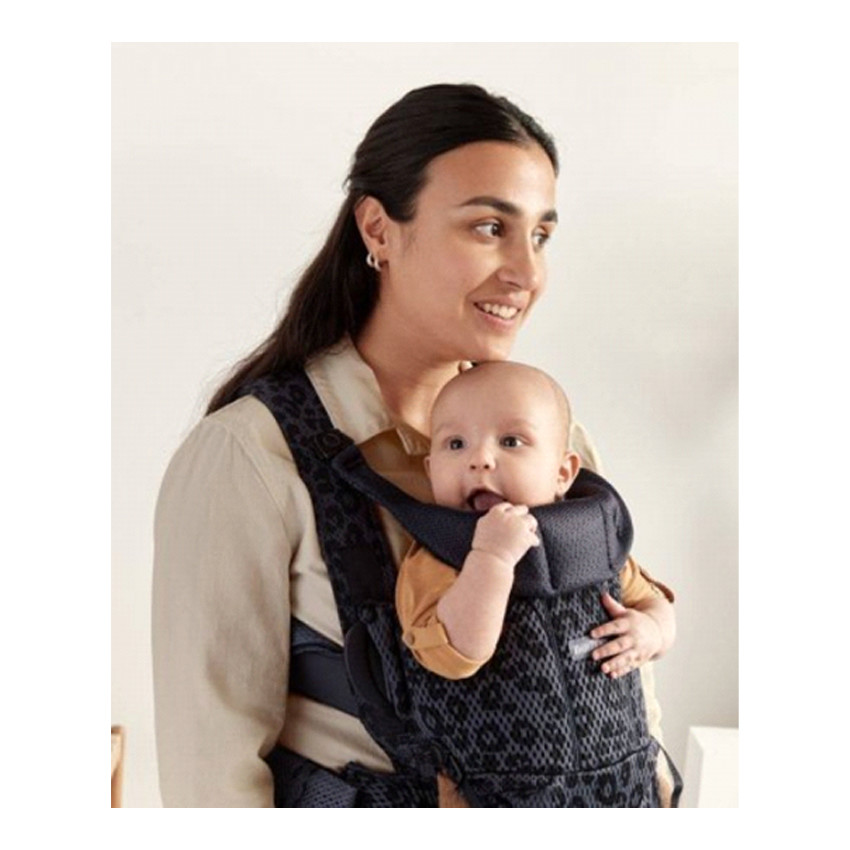 Porte-bébé MOVE 3D Mesh - Anthracite/Léopard 