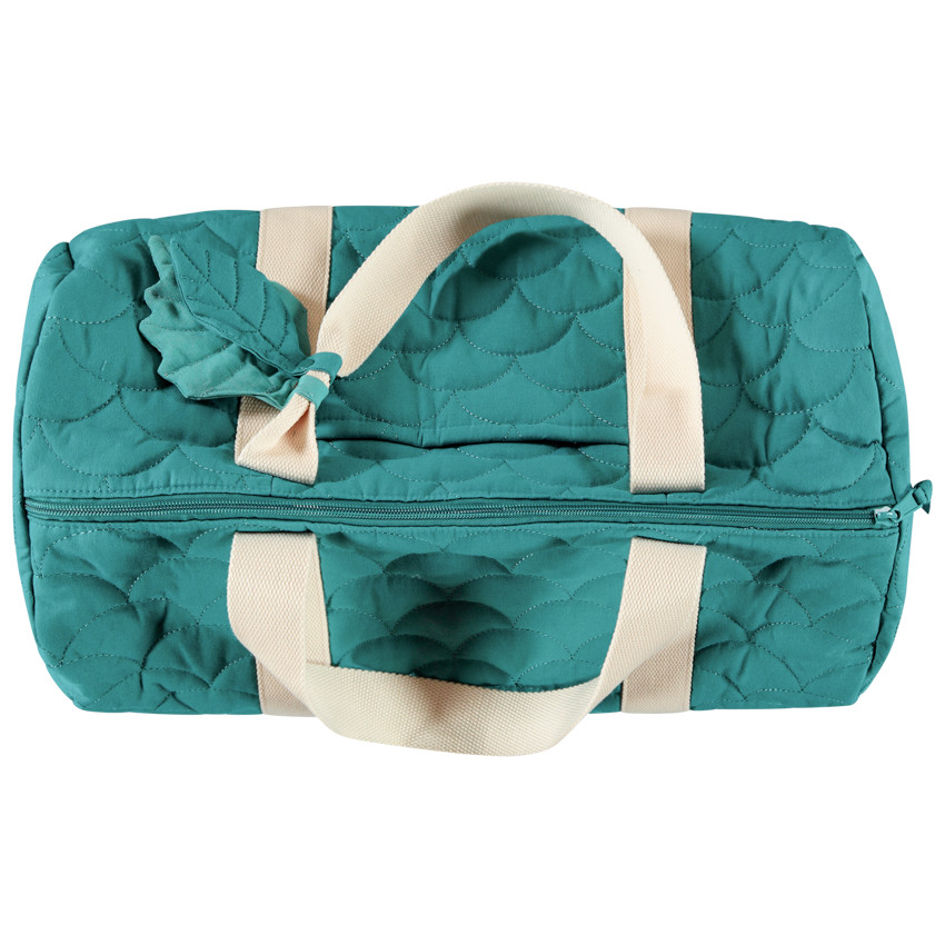 Sac week-end en coton forme polochon 